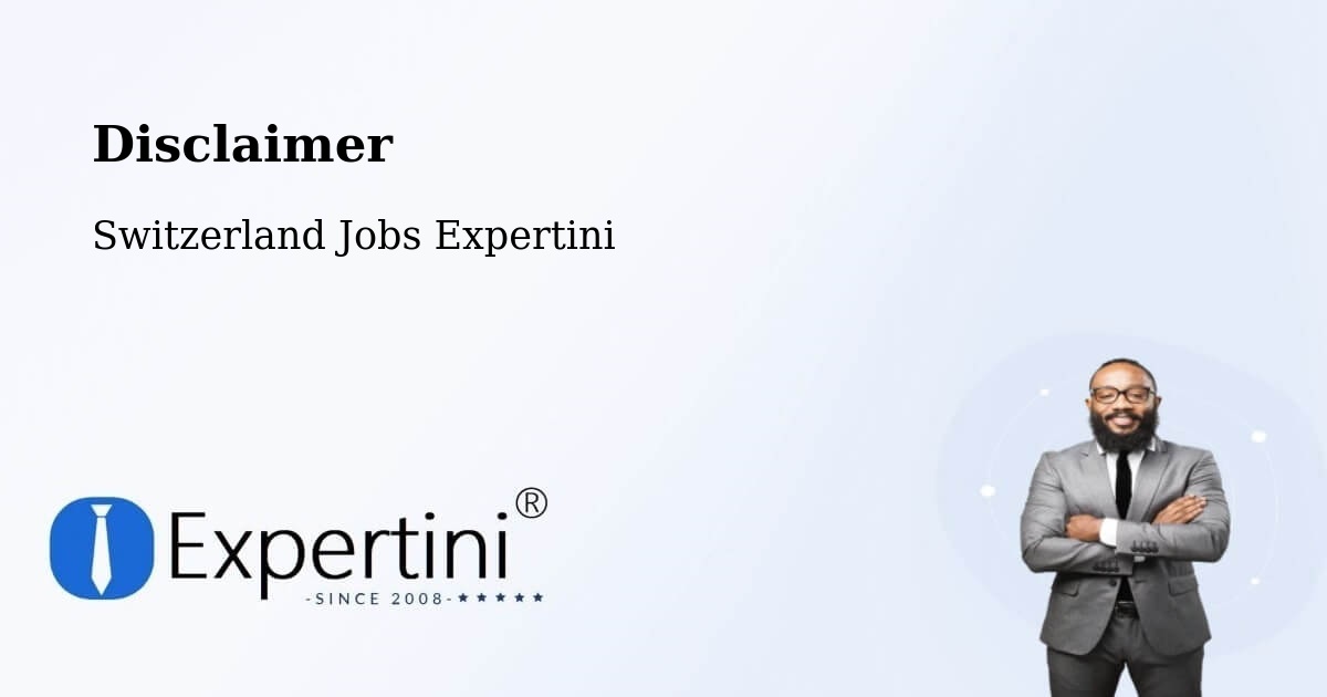 Disclaimer – Triengen - Switzerland Jobs Expertini